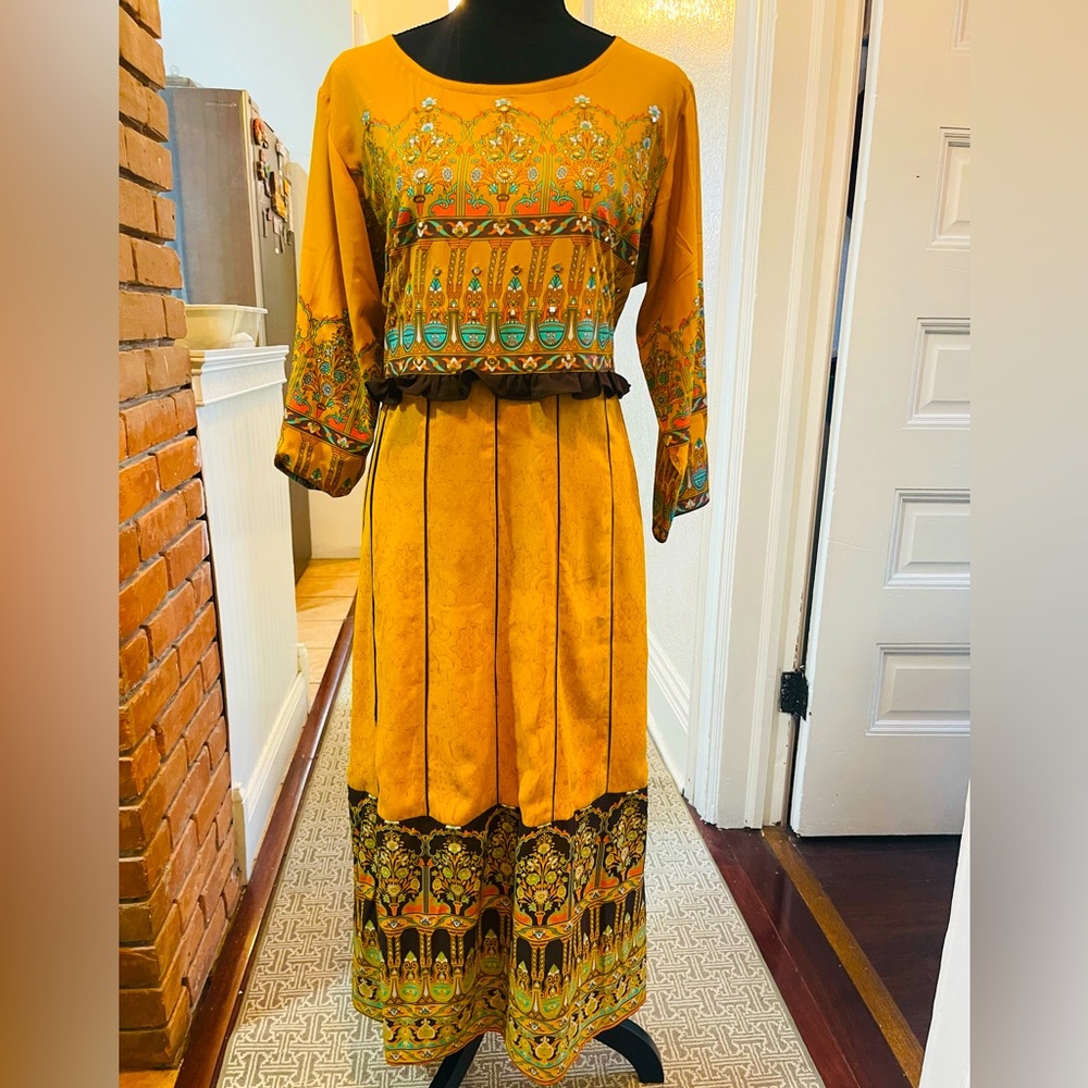 Boho Yellow women’s dress